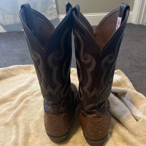 Tony Lama Ostrich Skin Boots